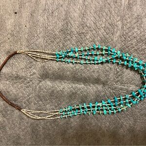 Turquoise Beaded Necklace